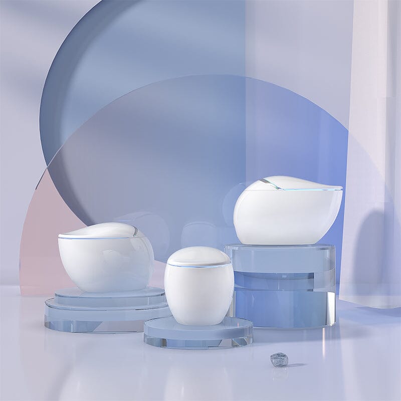 Modern Egg-Shaped Floor Mounted Smart Toilet with Built-in Water Tank