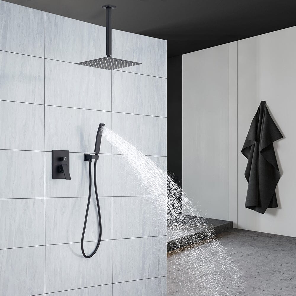 Ceiling Mount Shower 2 Spray Patterns with 2.5 GPM 12 in. Rain Shower Head Systems