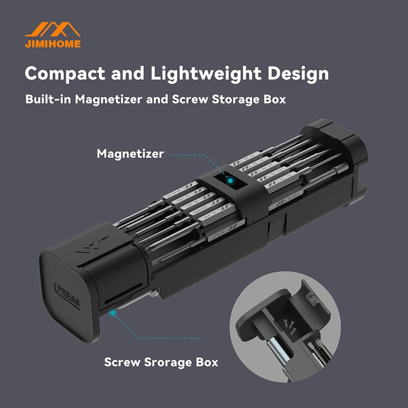 JIMIHOME Precision Screwdriver Set 18-Pieces Portable Repair Phone IT Hardware Electronic Devices