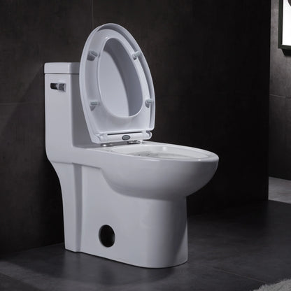 1.28 GPM (Water Efficient) One-Piece ADA Elongated  Toilet, Soft Close Seat Included (cUPC Approved) - 28&quot;x 14.5&quot;x 29&quot;