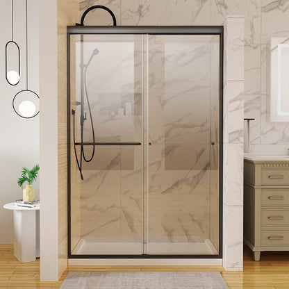 44-48&quot;W x 72&quot;H Shower Door Traditional Two-way Sliding with Handle