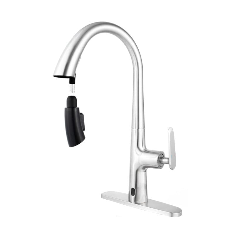 Giving Tree Kitchen Sensor High Arc Faucets Single Handle Pull Down