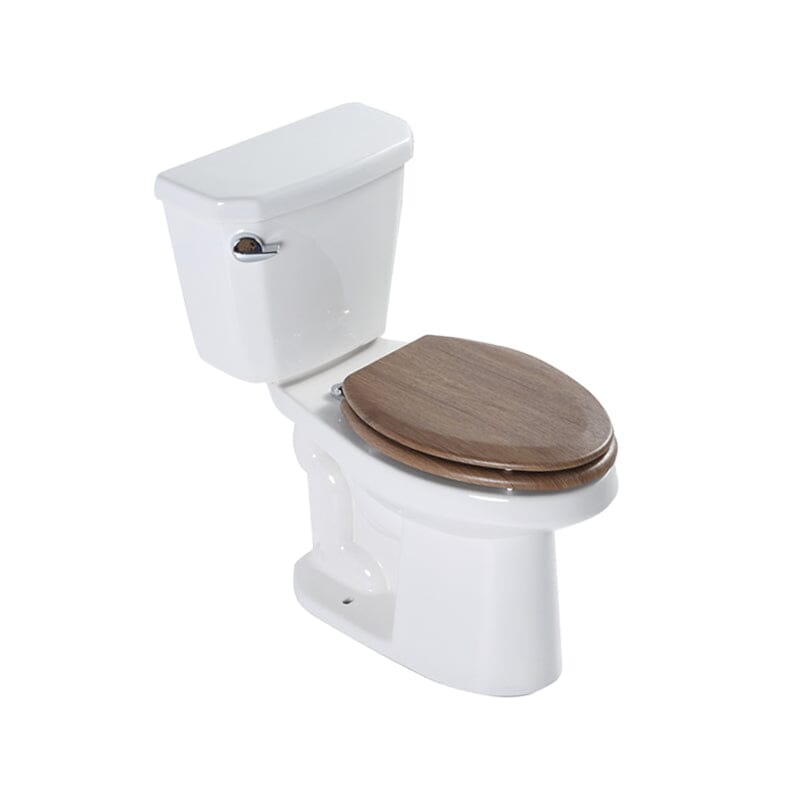 Oval Toilet Seat, Premium Molded Wood Seat with Quiet-Close Hinges