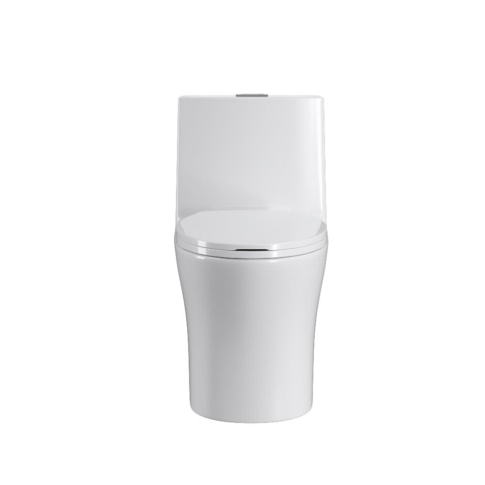 Giving Tree One-Piece Toilet 1.1GPF/1.6 GPF Siphon Jet Dual Flushing with Toilet Seat