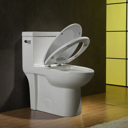 1.28 GPM (Water Efficient) One-Piece ADA Elongated  Toilet, Soft Close Seat Included (cUPC Approved) - 28&quot;x 14.5&quot;x 29&quot;