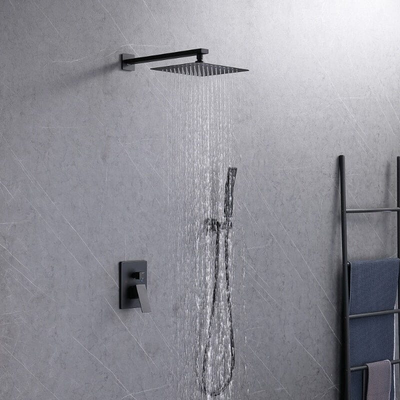 Giving Tree Shower Faucet Sets Wall Mounted with 10&quot; Rainfall Shower Head and Handheld