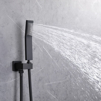 Giving Tree Shower Faucet Sets Wall Mounted with 10&quot; Rainfall Shower Head and Handheld