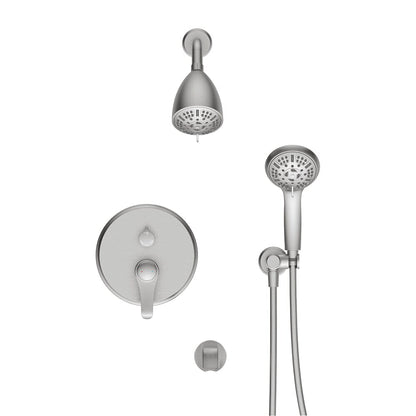 8 Spray Filtered Shower Head and Hand Shower &amp; Tub Spout Combo Set