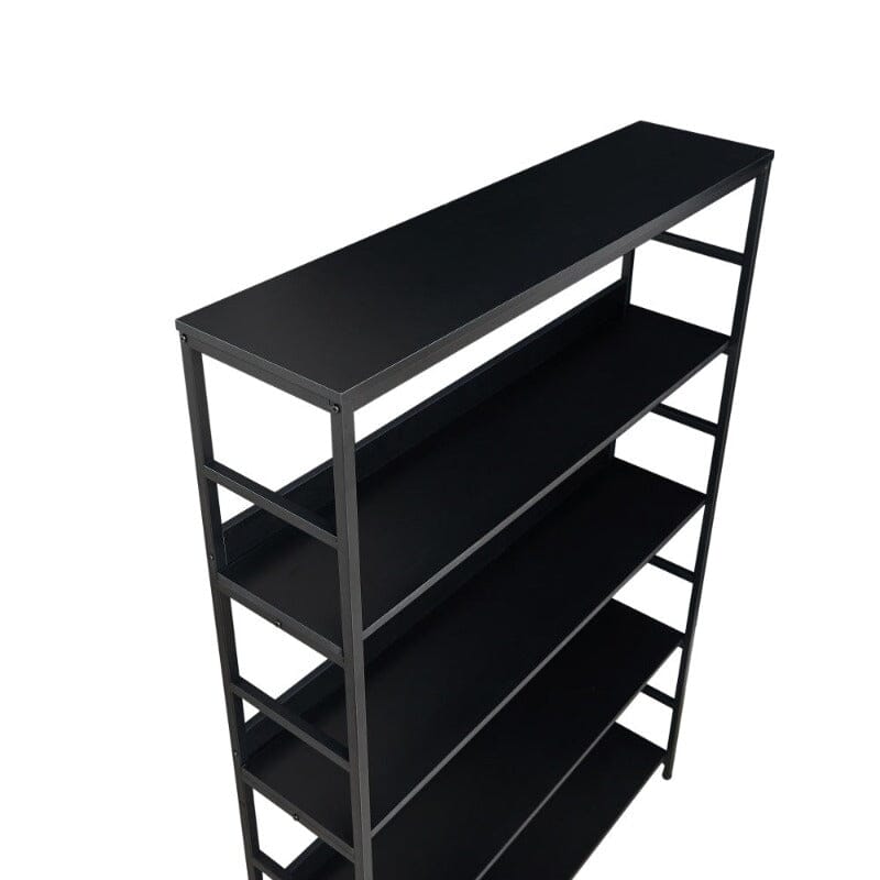 Giving Tree 5 Tier Large Home Office Bookcase Open Bookshelf Storage with Metal Frame