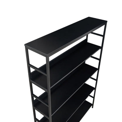 Giving Tree 5 Tier Large Home Office Bookcase Open Bookshelf Storage with Metal Frame