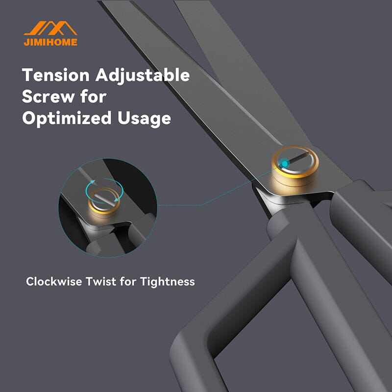 JIMIHOME Household Tool Safety Scissors and Adjustable Utility Knife Set