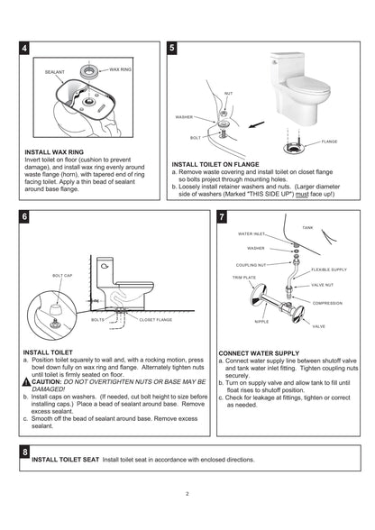 1.28 GPM (Water Efficient) One-Piece ADA Elongated  Toilet, Soft Close Seat Included (cUPC Approved) - 28&quot;x 14.5&quot;x 29&quot;