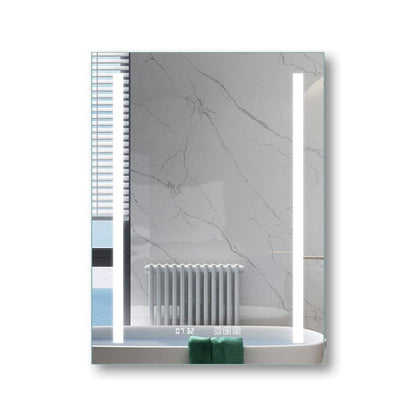 24 x 32 Inch LED Bathroom Mirror with Anti Fog Dimmable Touch Button