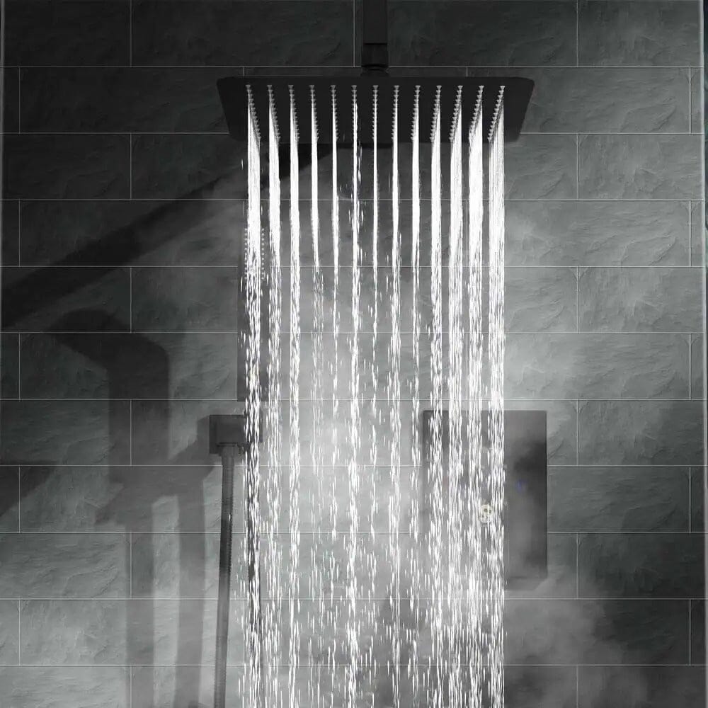 Giving Tree Shower System 2-Spray Patterns Dual Shower Heads with 10 in. Rain Ceiling Mount