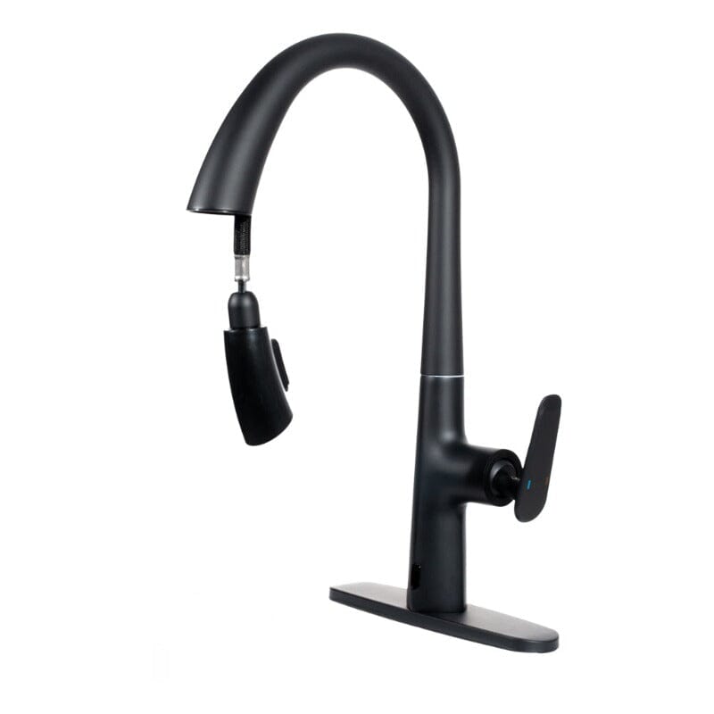 Giving Tree Kitchen Sensor High Arc Faucets Single Handle Pull Down